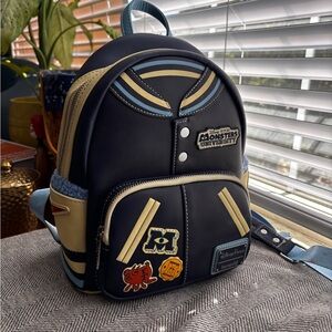 Loungefly Monsters Inc. Disney Black and Tan Backpack Stylish and Functional